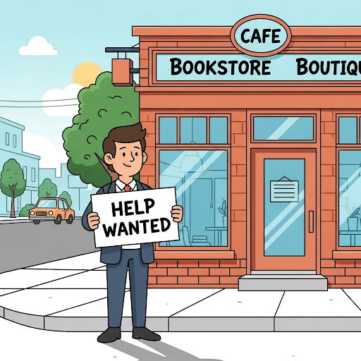 Help Wanted sign